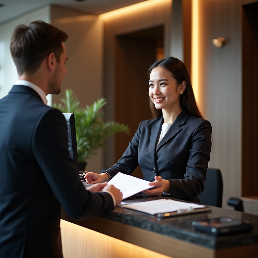 Стандарты работы стойки регистрации гостиницы